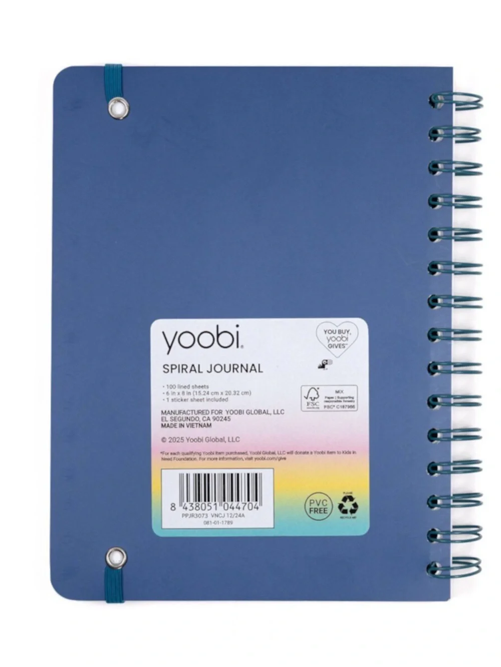 Yoobi Outer Space Spiral Journal/Notebook, Pen Set Space Rocket Design